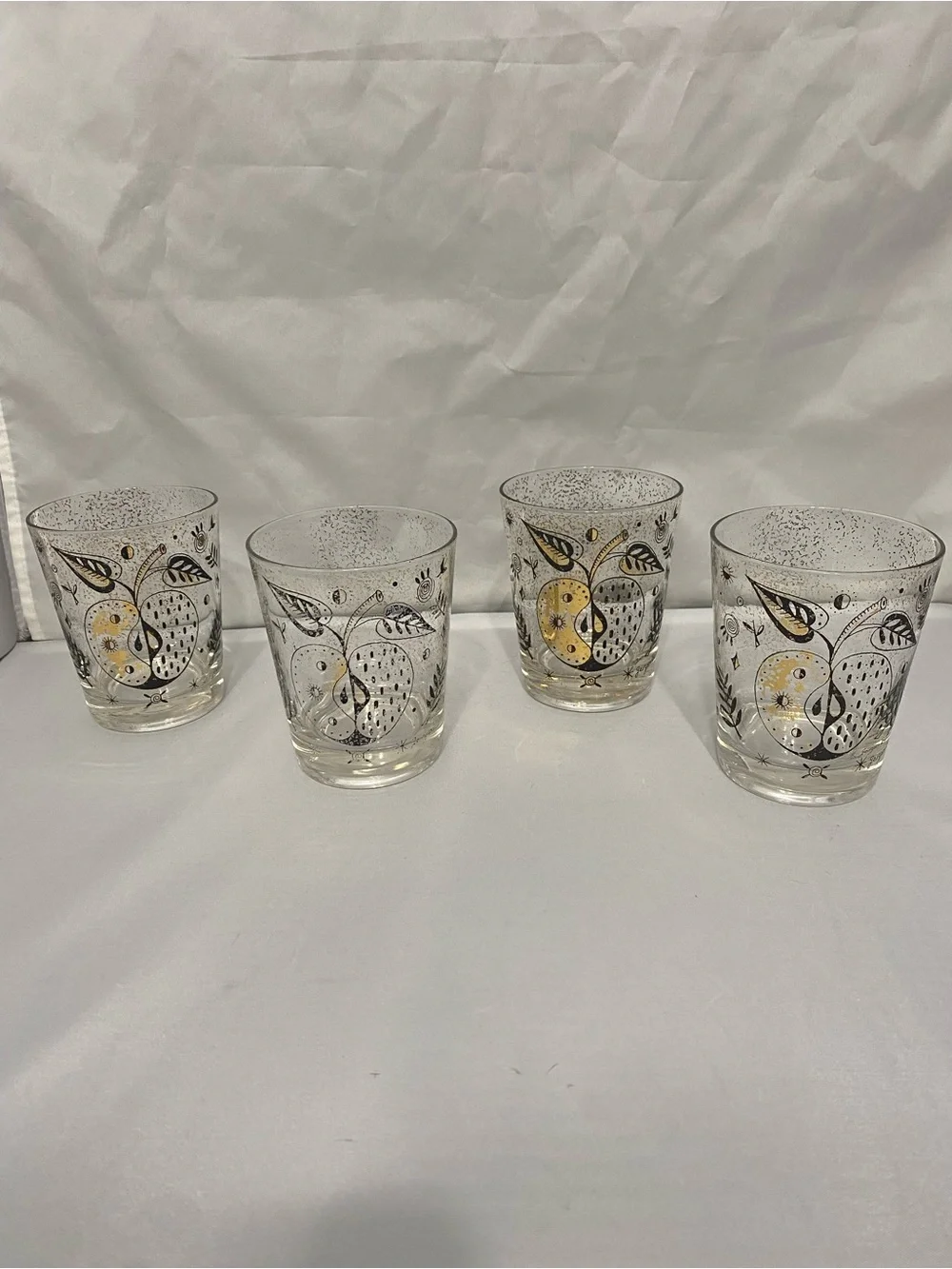 MCM Forbidden Fruit set of 4 Glasses